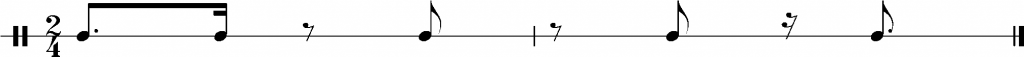 Bossa-nova clave 3-2
